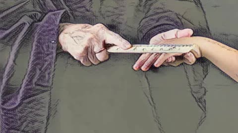 Ruler on the hand