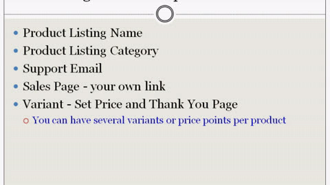 Video #2: Product Vendor Checklist