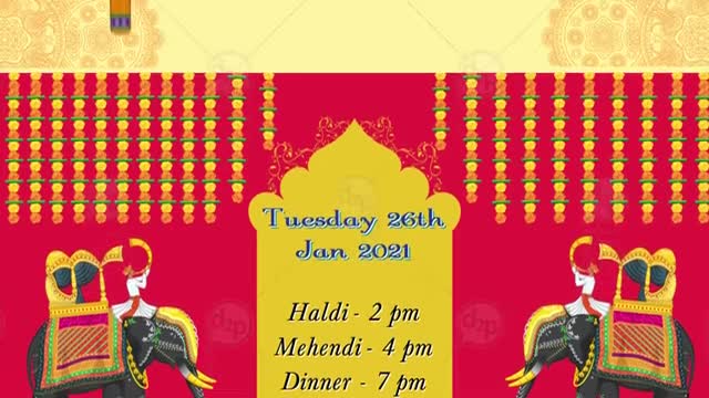 Best Rajasthani Traditional Wedding Invitation video