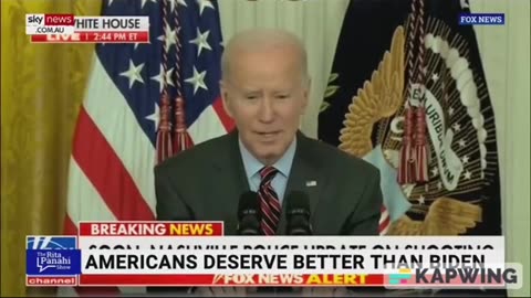 Joe Biden Jokes around following Nashville Shooting