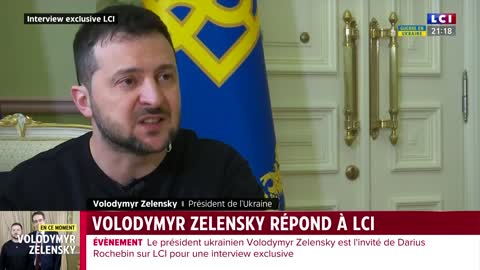 Q27/29 Zelensky interviewed by Rochebin 16 Dec 2022: Zelensky on negotiations over this land of ours