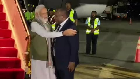 Never seen before visuals! Papua New Guinea PM seeks PM Modi’s blessings