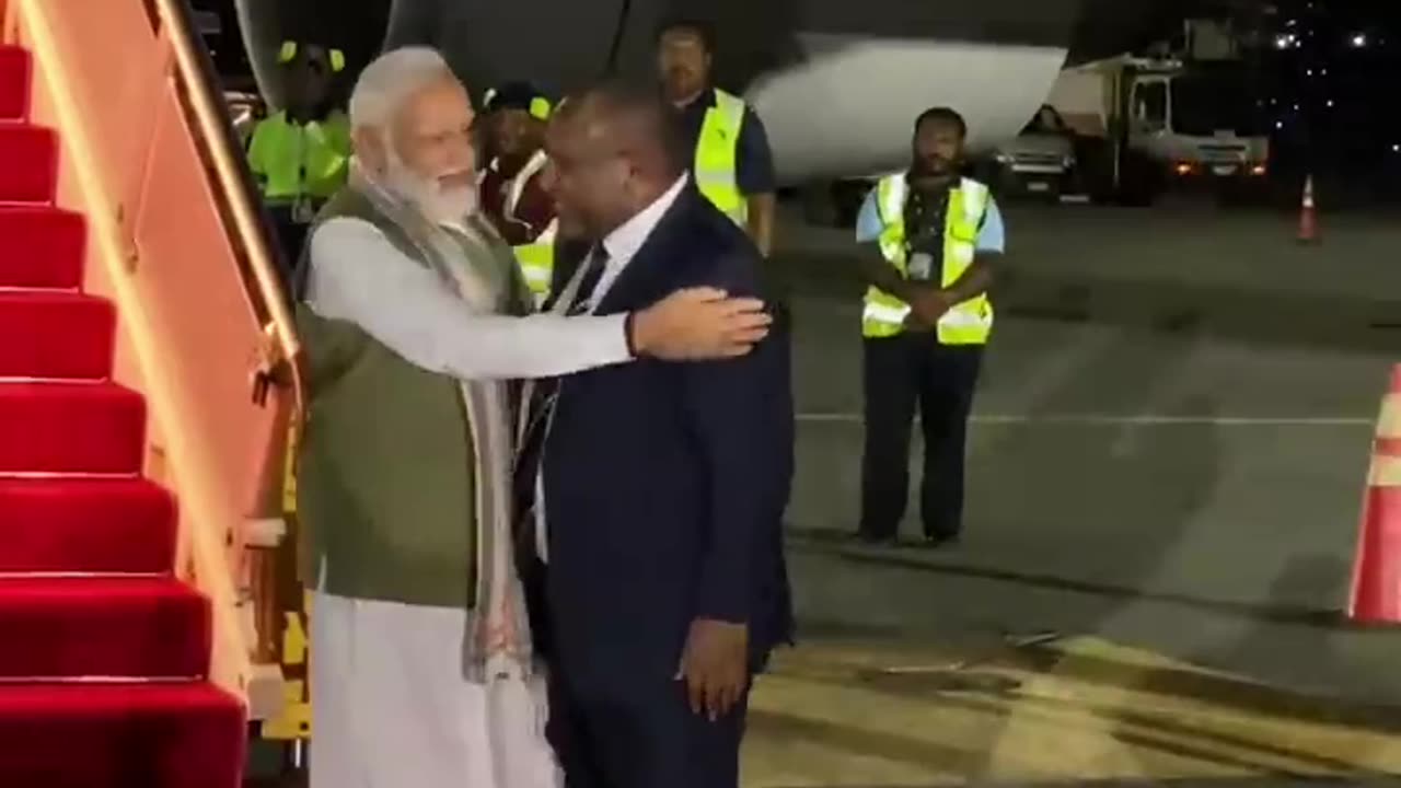 Never seen before visuals! Papua New Guinea PM seeks PM Modi’s blessings