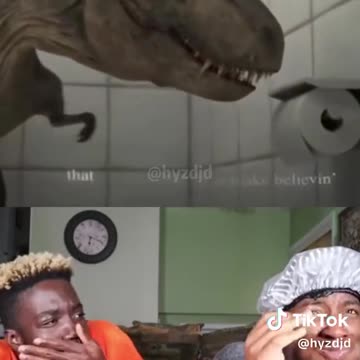 Dinosaur trying to sh**t