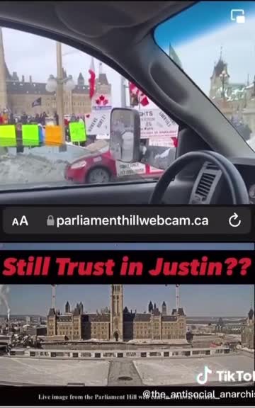 Canada's Ministry Of Truth has already hijacked Parliament Hill’s live camera feed …