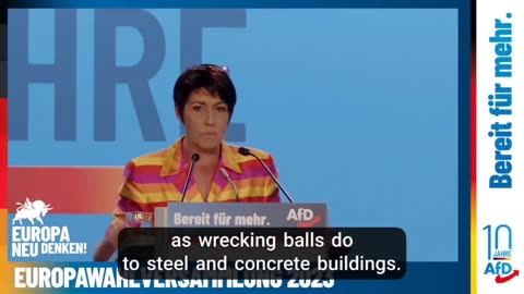 MEP Christine Anderson speaks about the globalist agenda