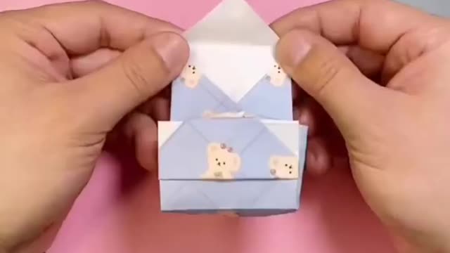 How to create cute handbag paper (Origami)