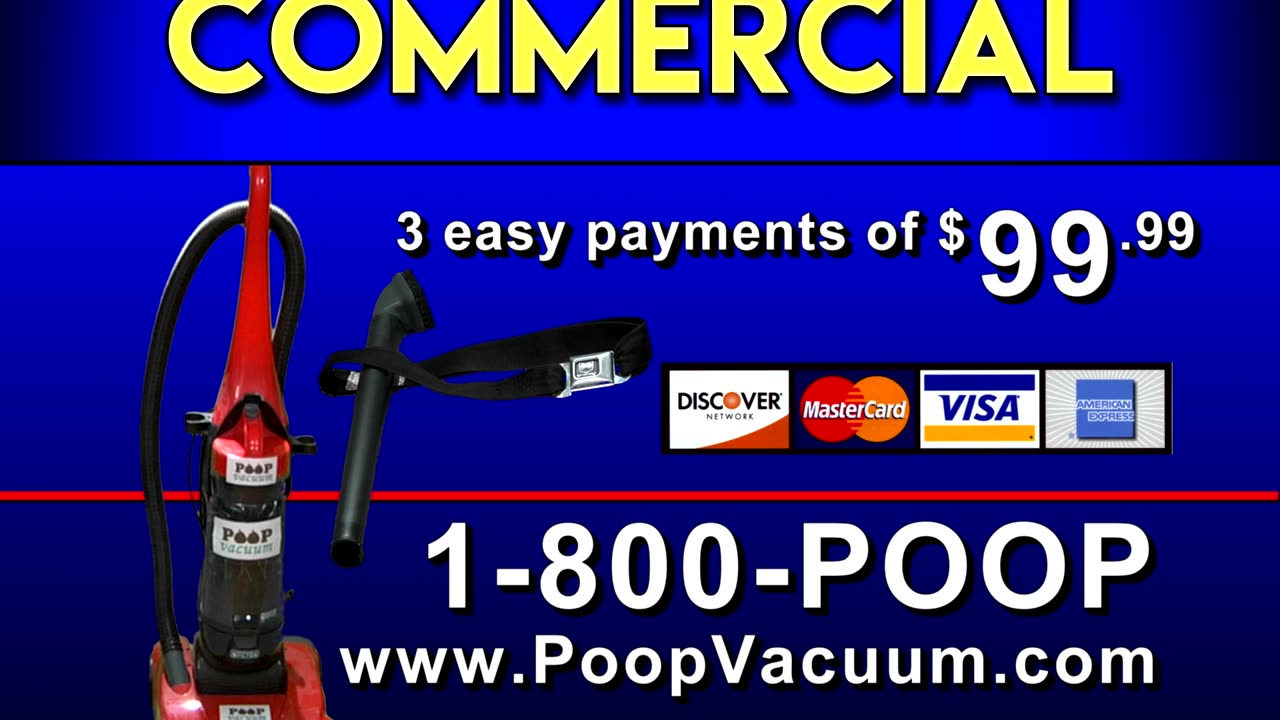 Hilarious Commercial "Poop Vacuum" by Spoof Troupe