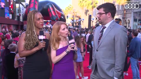 Executive Producer Eric Hauserman Carroll LIVE from the Spider-Man Far From Home red carpet