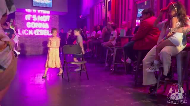 Texas 'Drag your kids to pride' event at Dallas play musical chairs for the audience
