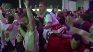 England fans react opening goal against Iran in the Qatar 2022 World Cup