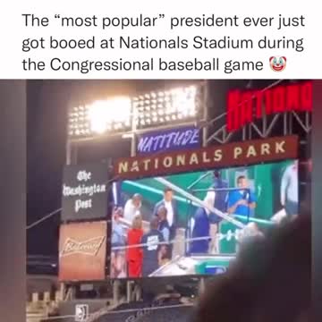 Biden Boo'd At Congressional Baseball Game 🟠⚪🟣The NPC Show