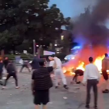 Migrants rioting in Leeds UK