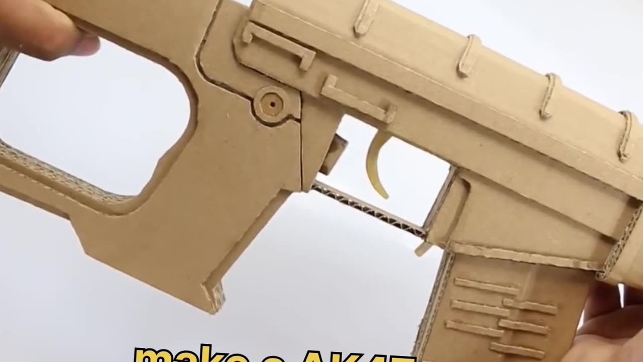 Make a AK47 gun 🔫🔫🔫