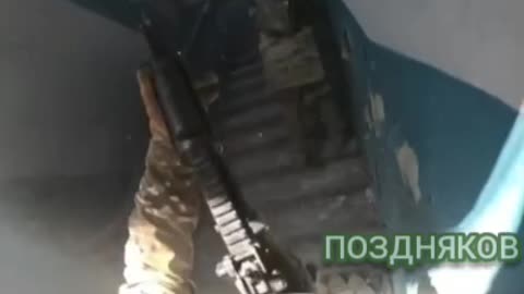 Deadly Gopro footage taken from a dead Ukrainian soldier in Bakhmut