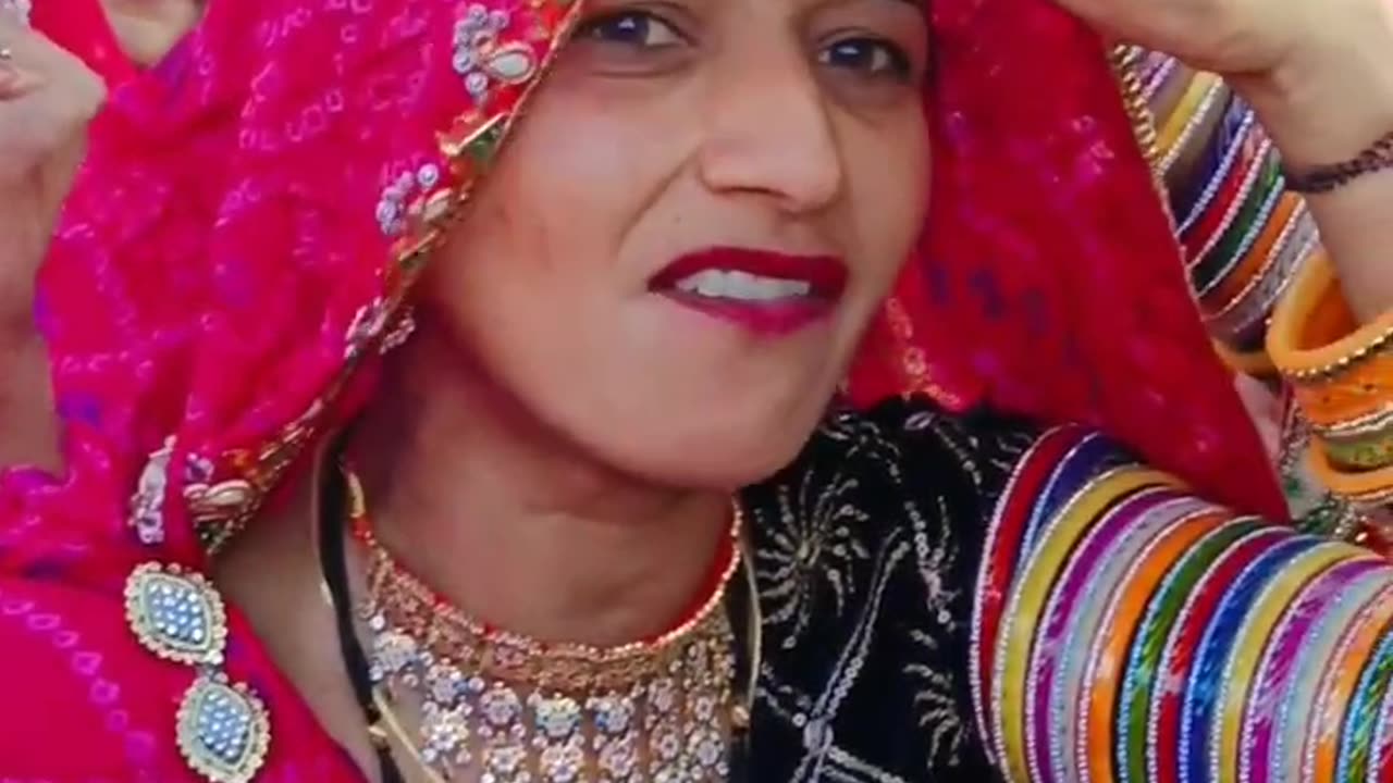 Rajasthani women sing song in wedding