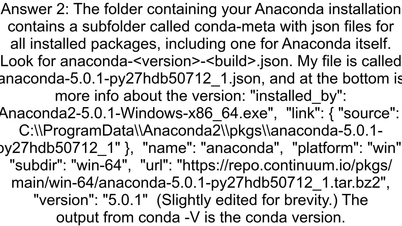 How to check python anaconda version installed on Windows 10 PC