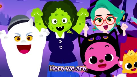 Baby Monster Yes, Papa | Kids Halloween Songs | Finger Family | Pinkfong Official