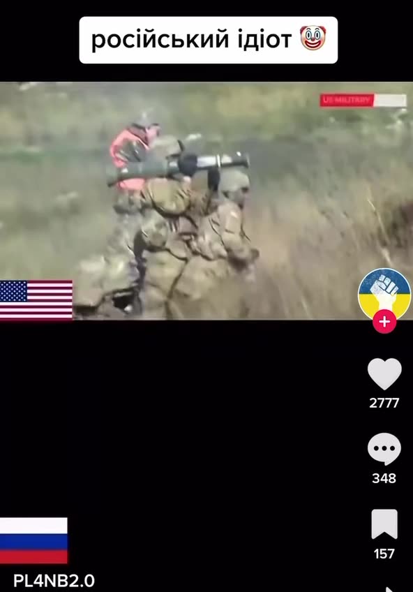 Conclusion from Ruzzian: “NATO weapons are shit” 🤣