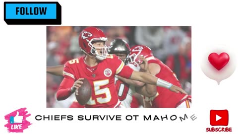 Chiefs survive OT Mahomes injury scare to beat Bucs live updates