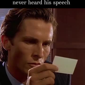 Beautiful AI of an important speech