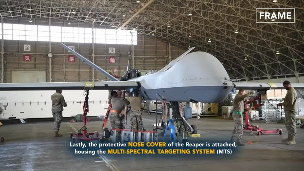 Tour of Billion $ US Factory Producing Most Feared US Drone - Production Line