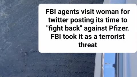FBI works for ☣️Pfizer☢️??