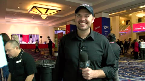 George Nemeh with Ben Bergquam Real America Voice @CPAC