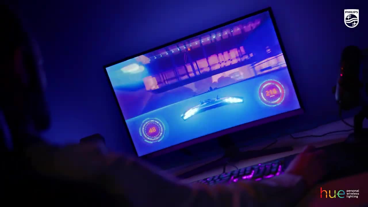 Philips Hue Play Gradient Lightstrip für einen Monitor