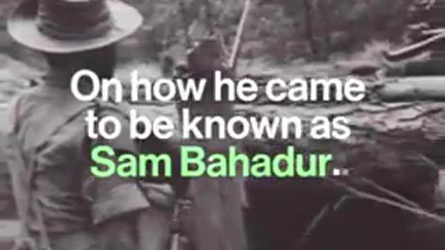 Field Marshall Sam Manekshaw interview - 2002