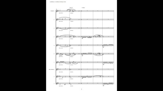 Antonio Lotti – Crucifixus a 10 (Clarinet Choir)