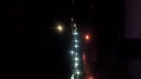 Rockets in Kakhovka