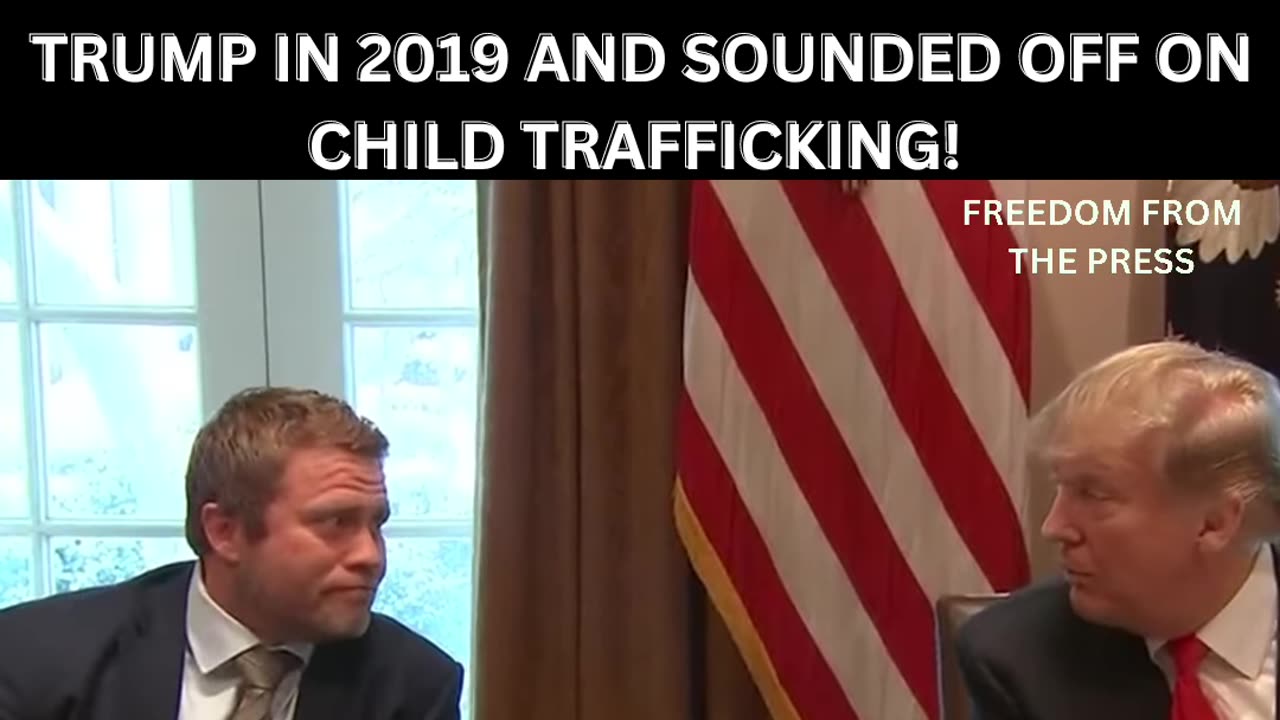 Tim Ballard Talking to President Trump about Child Trafficking in 2019