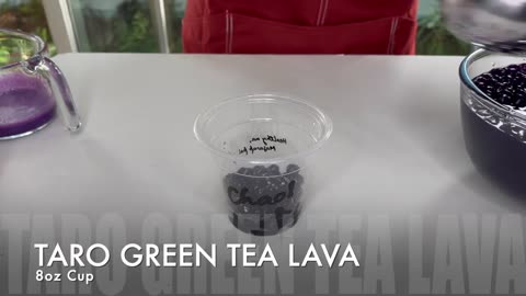 TARO LAVA BUBBLE TEA: RECIPES FOR 8OZ, 16OZ & 22OZ CUPS