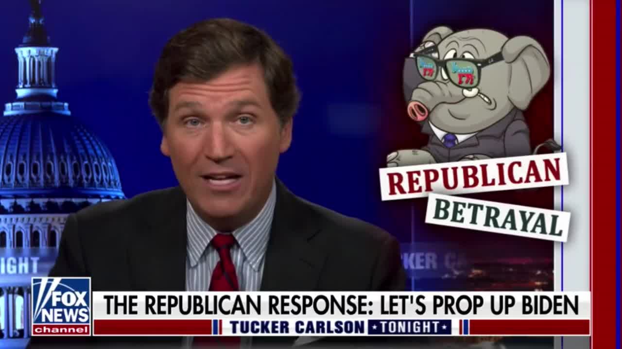 WATCH: Tucker Carlson Exposes Liberal…Republicans!