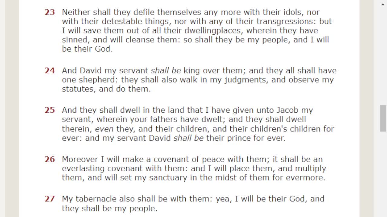 Our prince forever! King Masha and the 12 Tribes chart (Eze 37:25)