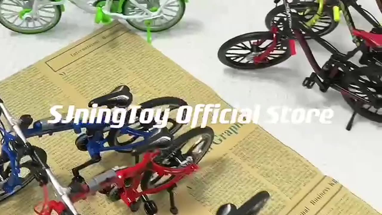 1:10 Model Alloy Mountain Bicycle Diecast Metal Bend Road Fold Racing