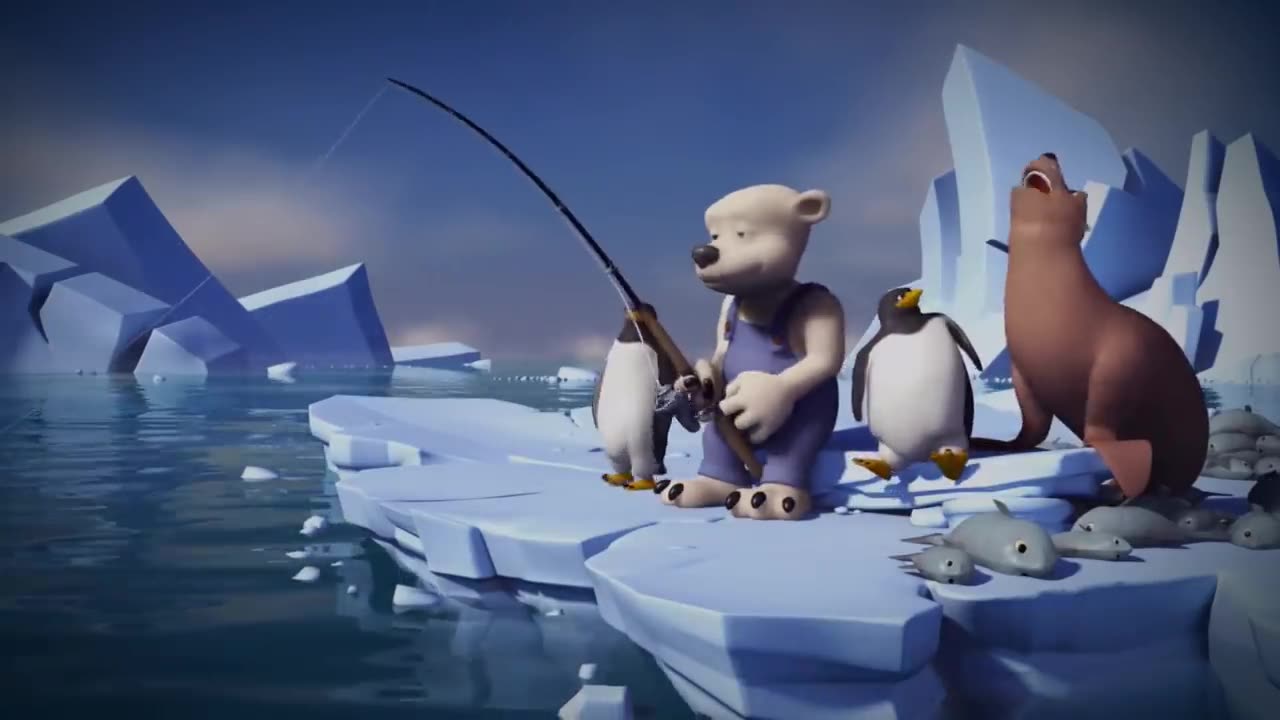 Sam fun and fishing animated film