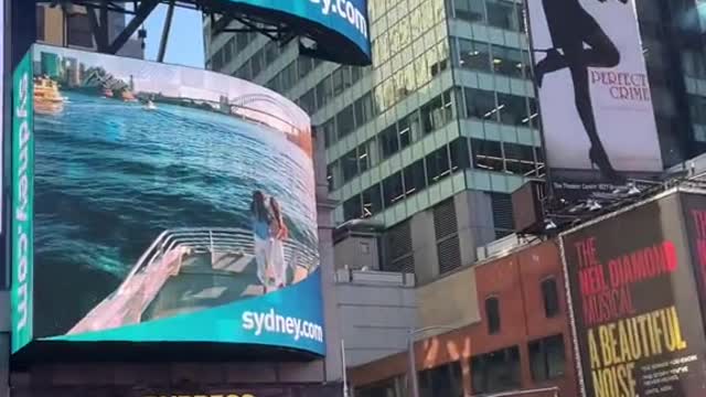 Volv is being featured ona ibillboard in TIMES SQUAREall week!