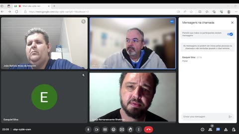 Encontro das 21h. Falando de esperança.