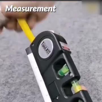 Laser Level Vertical Horizontal 2 Lines Lasers Ruler Measure Tape Aligner Bubbles Ruler