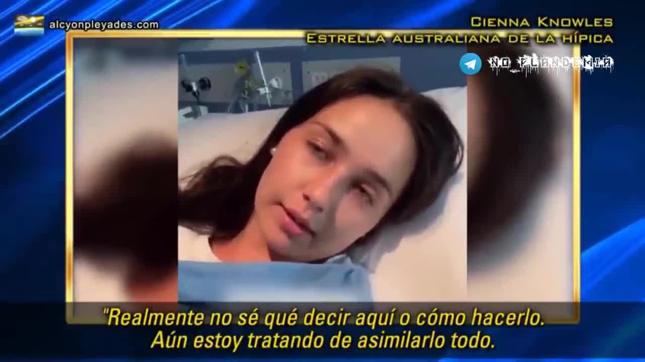 Cienna Knownles. Afectada por la inyección. (19 años)