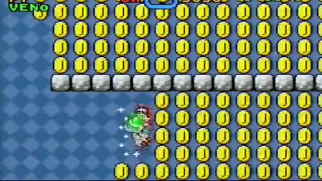 Super Mario World - Sim da para pegar todas as moedas ....
