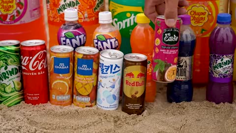 Big Underground Volcanic Eruption from Coca-Cola,Mtn Dew, Monster, Fanta, 7up, Mirinda and Mentos9