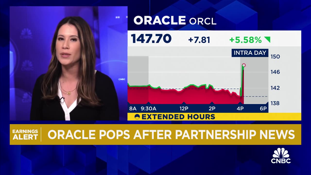 Oracle shares spike on earnings beat, unveils Google partnership