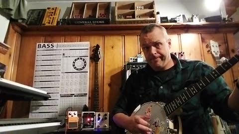 Banjo and Boss DS-1 and some other cool effects