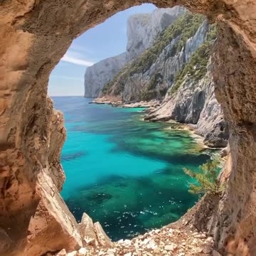 Beautiful Baunei coast in Sardinia, Italy