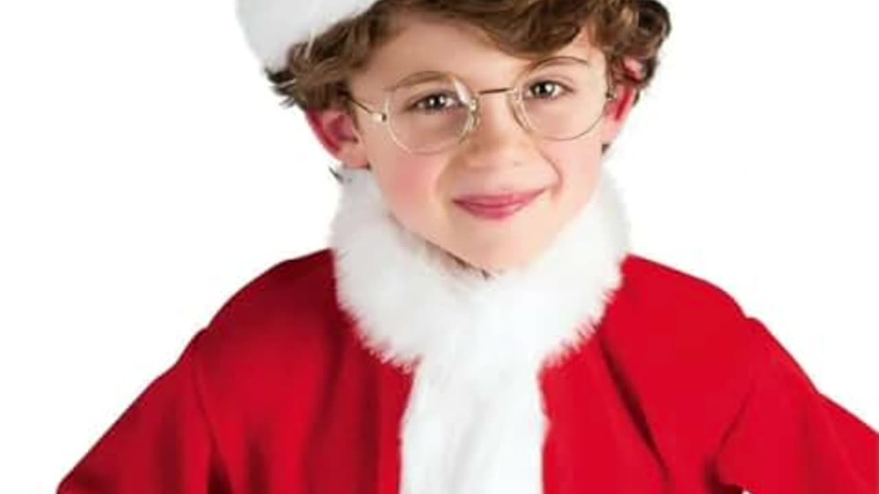 Baby kids Christmas dress Child Round Glasses