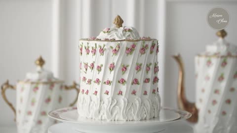 하빌랜드 케이크 [ Haviland Cake ] 왕실과 백악관이 사랑한 도자기 브랜드 디자인을 케이크에 담아요