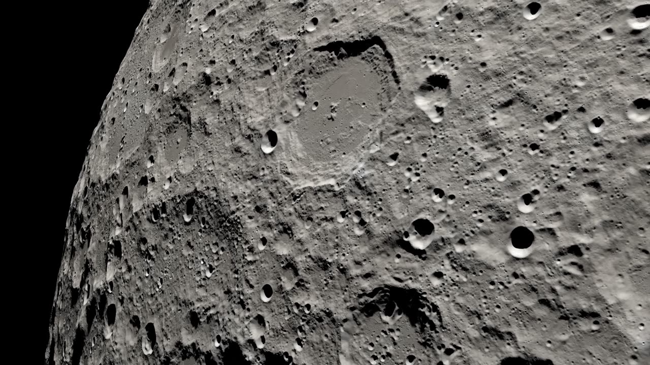 Apollo 13 Views of the moon in 4K